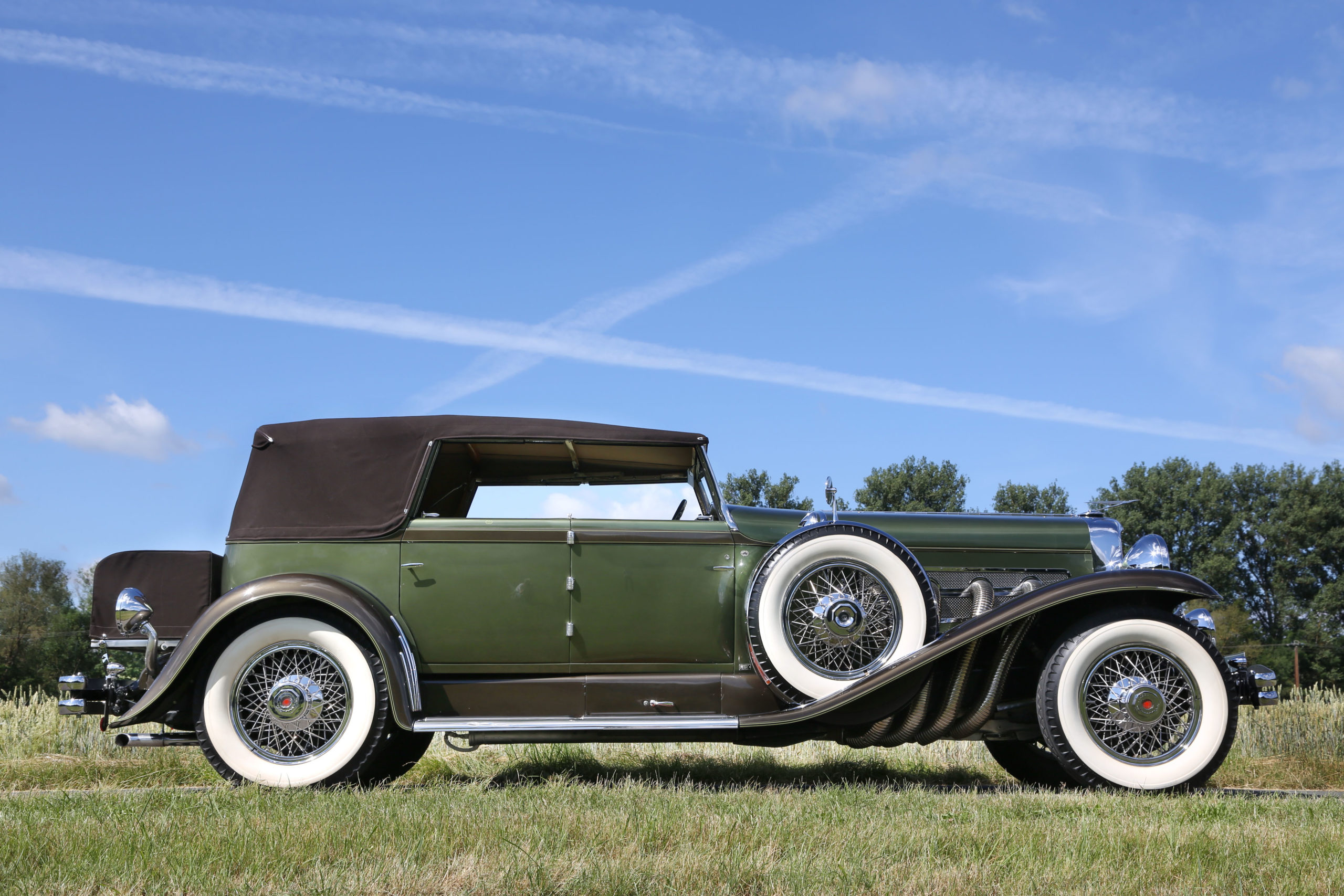 1929 Duesenberg Model SJ Convertible Sedan by Murphy sold for $781,000